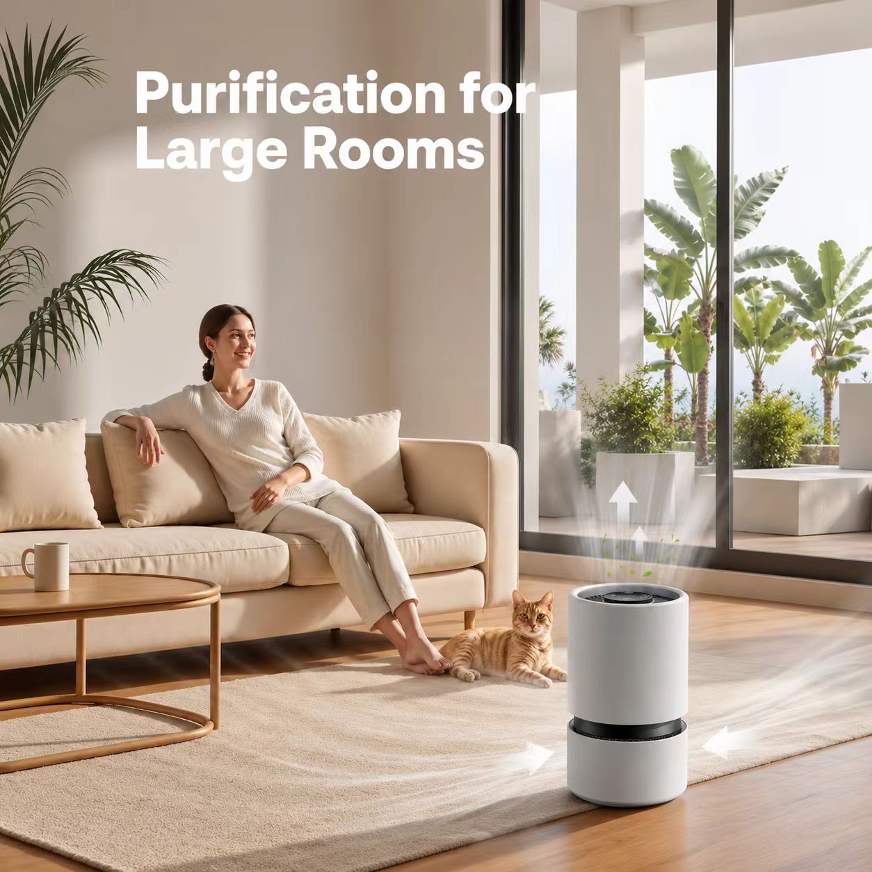 Large room purification